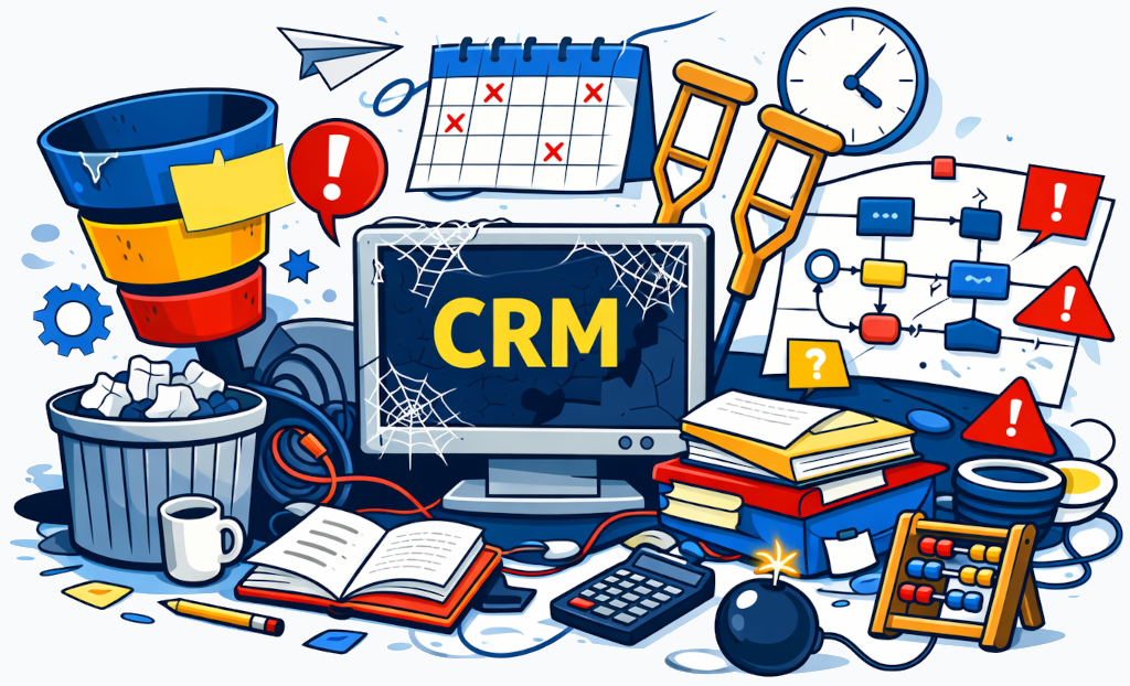 Почему важно сопровождение CRM — хаос в процессах без регулярного ухода